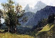Albert Bierstadt Tyrolean Landscape oil painting reproduction